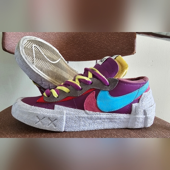 Nike KAWS Purple Dusk Style Code: DM7901-500 Low Sacai Blazer - Picture 5 of 12